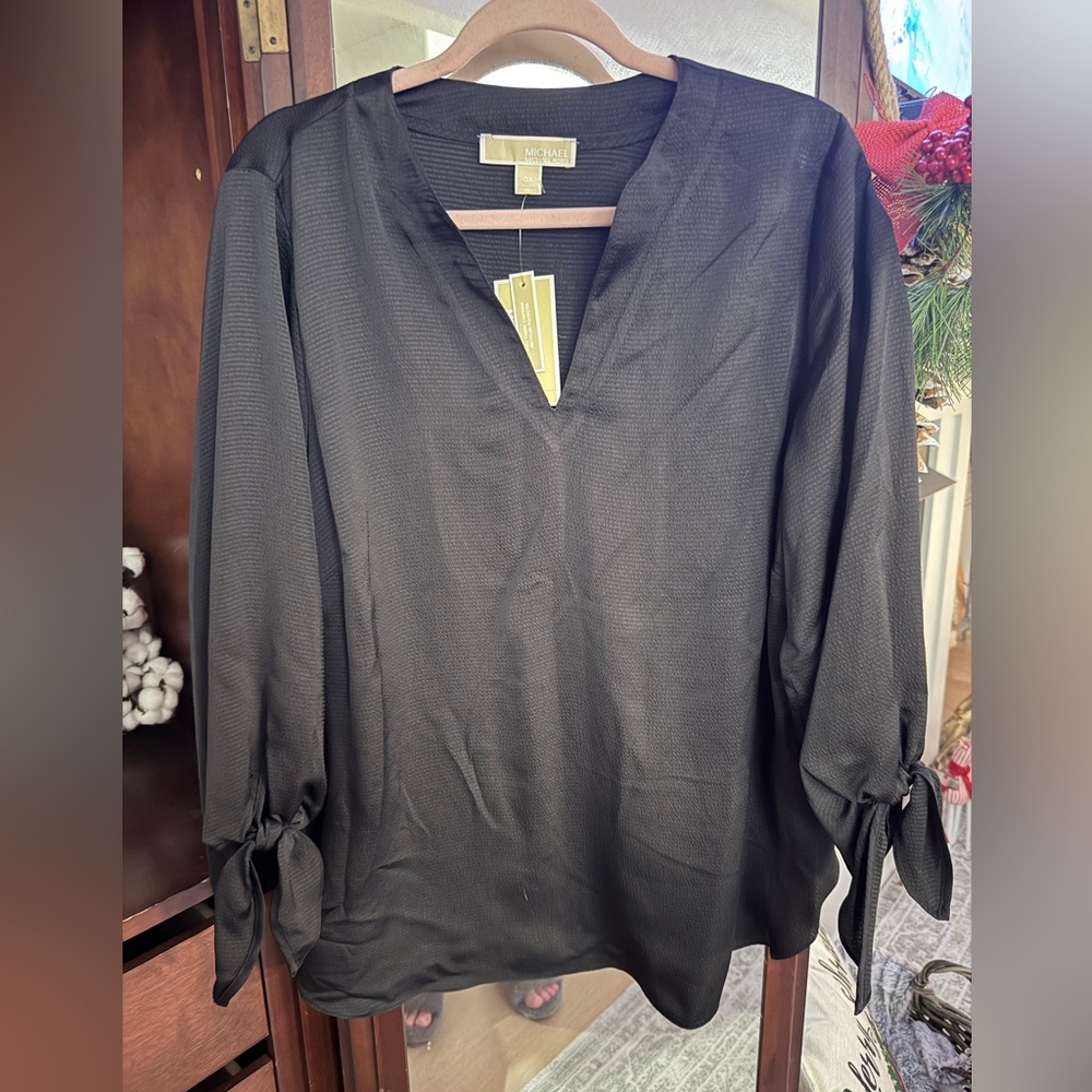 Michael Kors black blouse